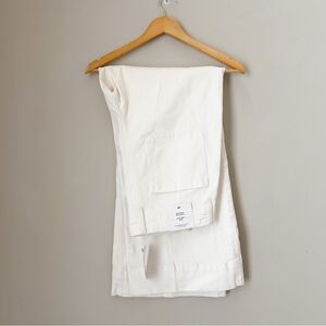H&M off white wide leg jeans size 12